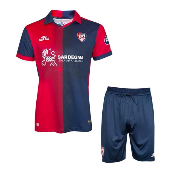 Trikot Cagliari Calcio Heim Kinder 2023-24